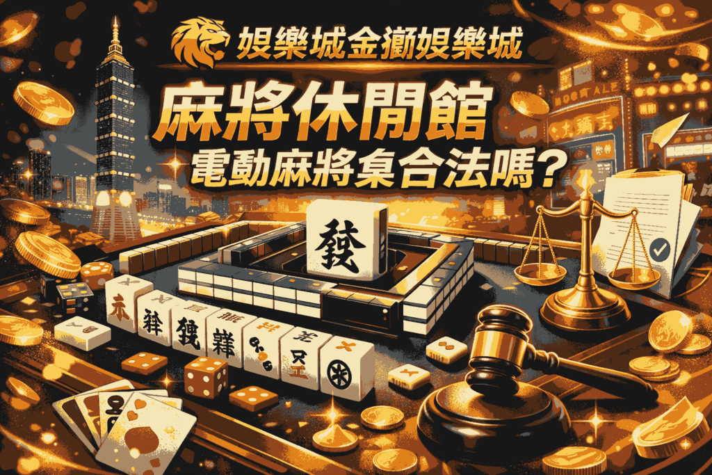 娛樂城金獅娛樂城 ｜麻將休閒館電動麻將桌合法嗎？